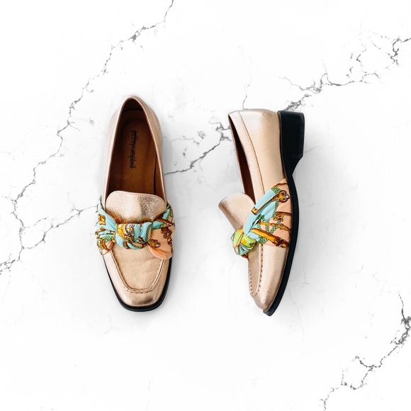 Jeffrey Campbell Bolero Scarf Loafers